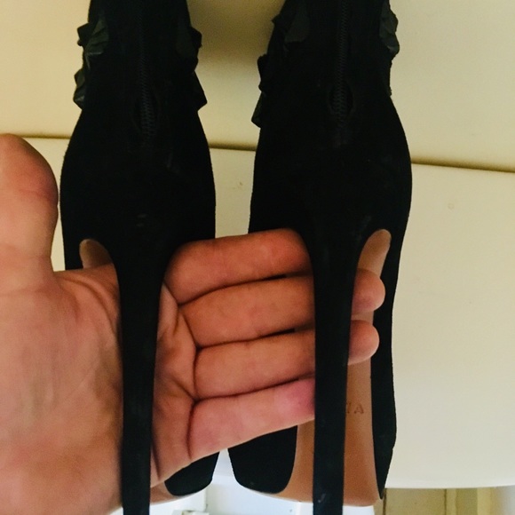 Alaia Paris leather/ snake skin ankle boots sz 6 - Picture 6 of 6